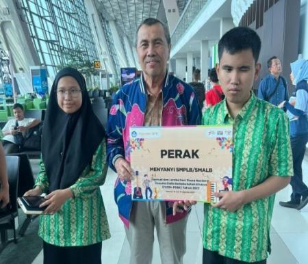 Gubri Syamsuar mengapresiasi siswa berkebutuhan khusus asal Riau torehkan prestasi (foto/int)